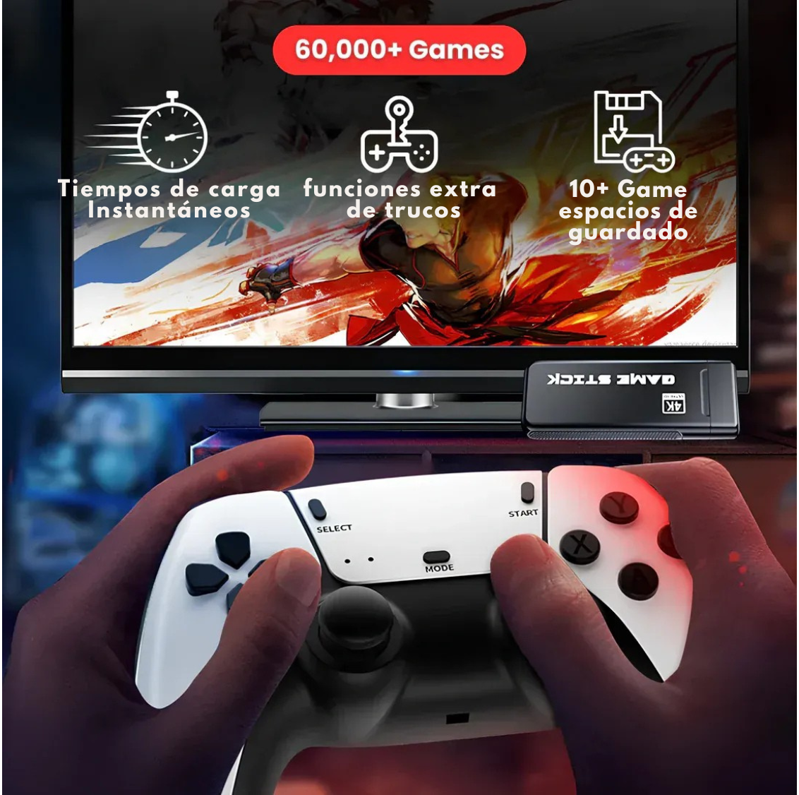 🚨 ÚLTIMAS UNIDADES - Consola Videojuegos - ¡Revive la emoción de los mejores tiempos desde tu casa! +60.000 Juegos! 🎮