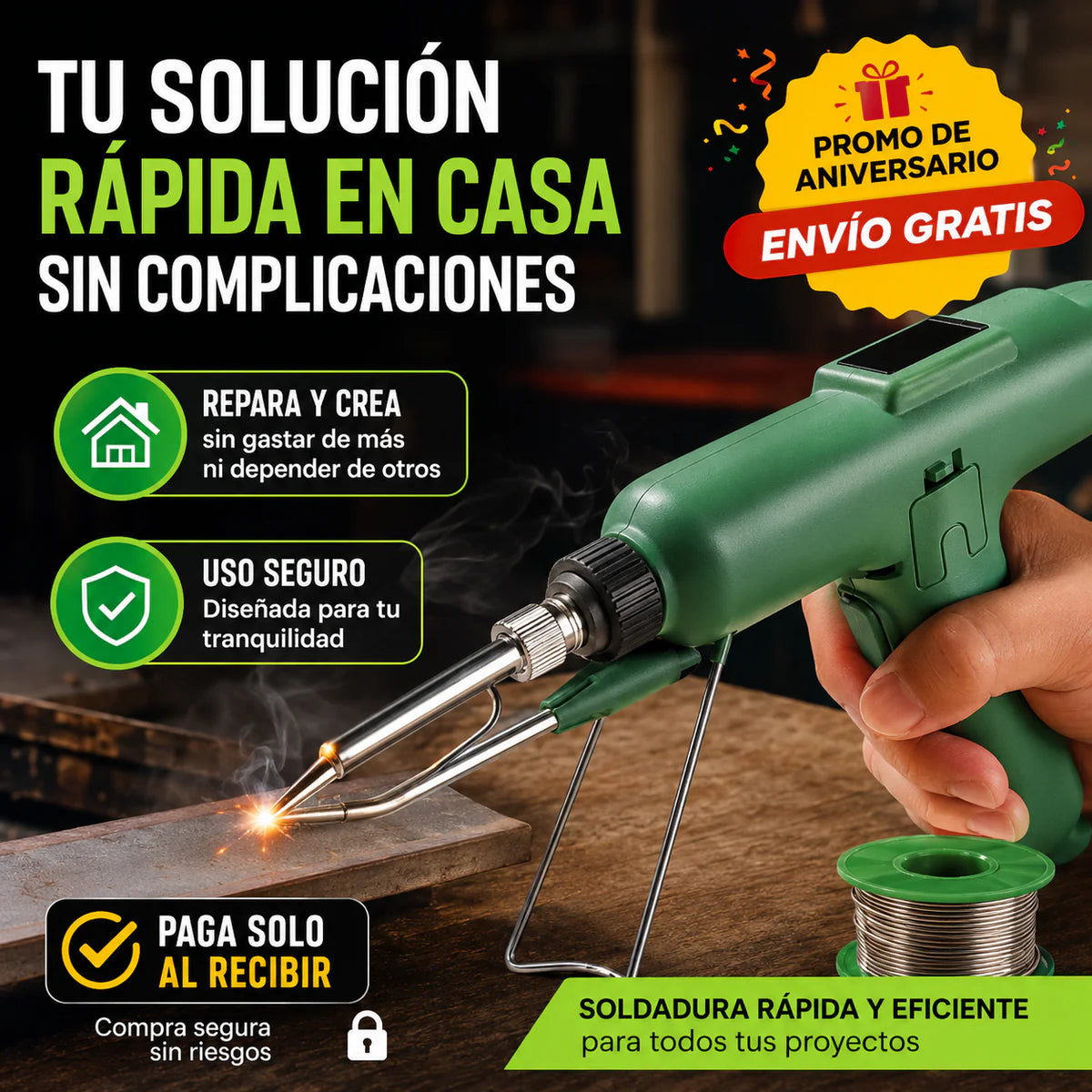 🔥 LIQUIDACIÓN: SoldaPro® Soldadura Profesional