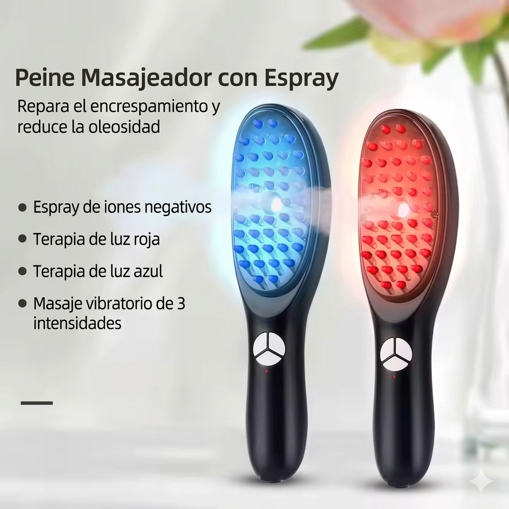 Cepillo Crecimiento Capilar UV Estimula