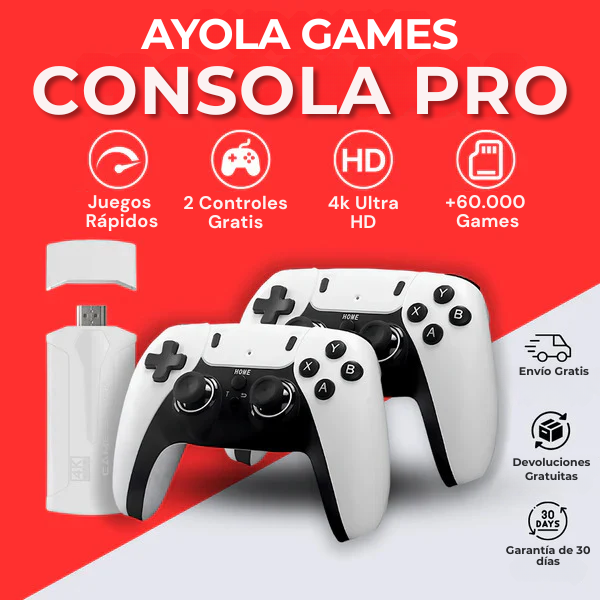 🚨 ÚLTIMAS UNIDADES - Consola Videojuegos - ¡Revive la emoción de los mejores tiempos desde tu casa! +60.000 Juegos! 🎮