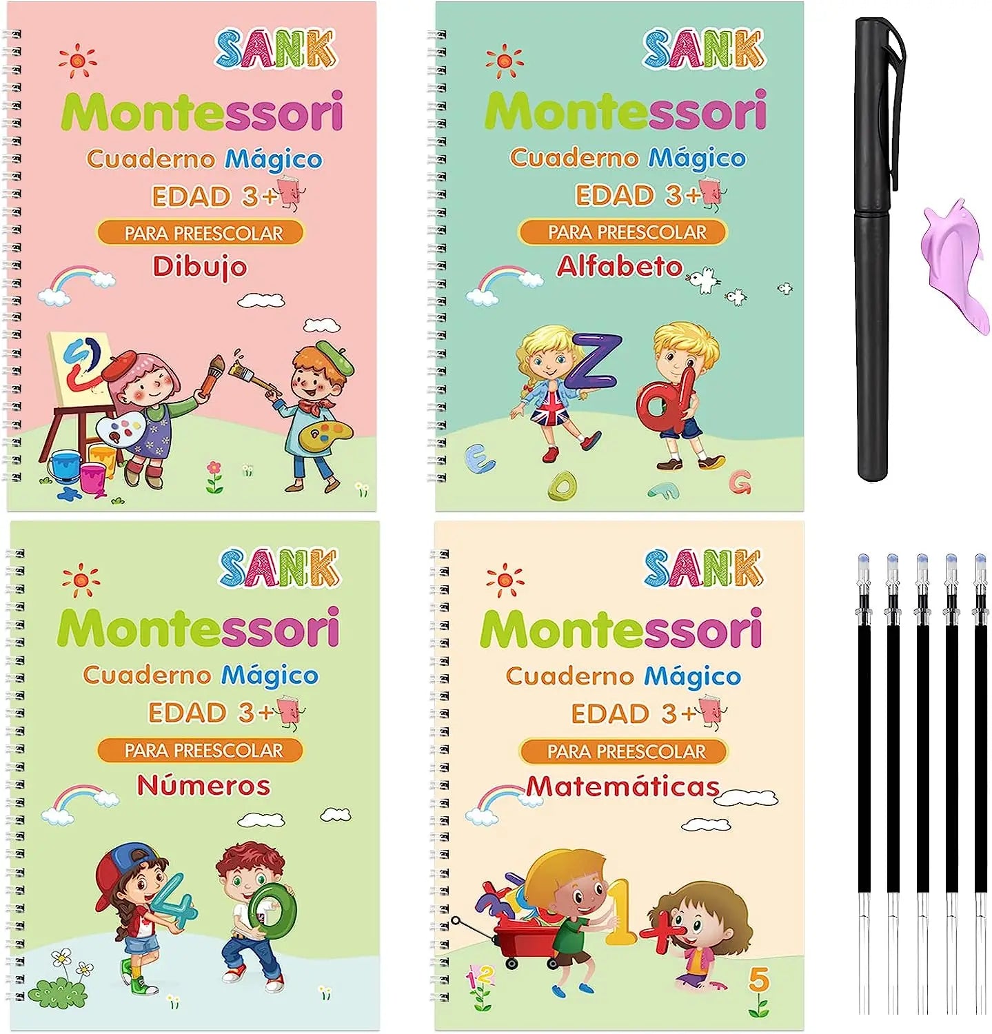 KIT LIBROS DE CALIGRAFIA MONTESSORI + ENVÍO GRATIS 👧👦