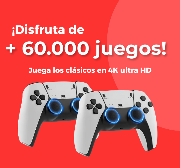 🚨 ÚLTIMAS UNIDADES - Consola Videojuegos - ¡Revive la emoción de los mejores tiempos desde tu casa! +60.000 Juegos! 🎮