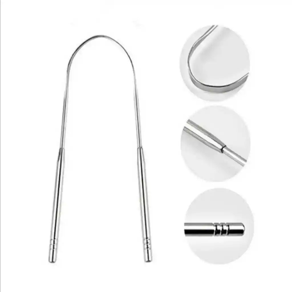 Raspador Limpiador de Lengua Metalico